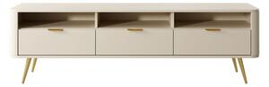 TV stolík Oval, béžová 162 cm