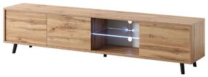 TV stolík Luna 02 LED dub Wotan, 175 cm