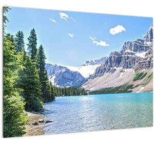 Obraz Alpského jazera (70x50 cm)