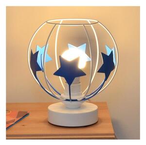 Detská stolná lampa STARS 1xE27/15W/230V modrá/biela