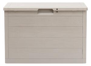 Svetlosivý plastový záhradný úložný box Woodys – Toomax