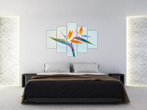 Obraz kvetu Strelícia (150x105 cm)