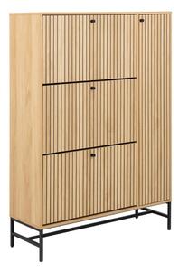 Výklopná skrinka na topánky v dekore duba v prírodnej farbe 99x140x35 cm Albany – Actona