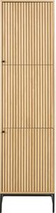 Šatníková skriňa v dekore duba v prírodnej farbe 51x200x60 cm Albany – Actona