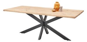 JEDÁLENSKÝ STÔL, dub, čierna, farba duba, 200/100/76 cm P & B - Stoly, Online Only