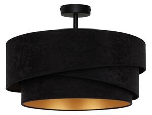 Duolla - Prisadený luster KOBO 1xE27/15W/230V pr. 45 cm čierna