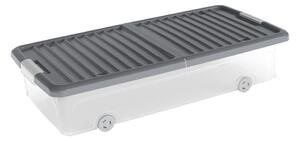 Plastový úložný box pod posteľ s vekom 74x37x16, 5 cm W box underbed L – KIS