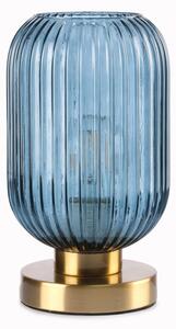 ONLI - Stolná lampa DOROTY 1xE27/22W/230V modrá/zlatá