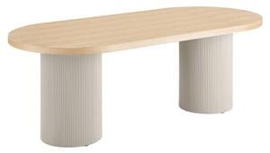 Jedálenský stôl s doskou v dekore jaseňového dreva 100x220 cm Solva – House Nordic