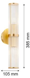 Argon 7203 - Nástenné svietidlo HAMPTON 2xE14/7W/230V zlatá