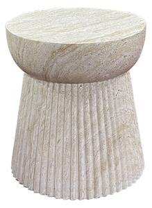 Kamenný okrúhly záhradný stolík ø 37 cm Bonn – House Nordic