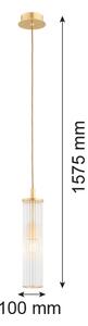 Argon 8489 - Luster na lanku HAMPTON 1xE14/7W/230V zlatá