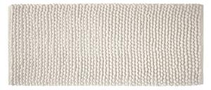 Biela kúpeľňová predložka 50x120 cm Aspen Bobble – Bianca