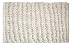 Biela kúpeľňová predložka 50x80 cm Aspen Bobble – Bianca