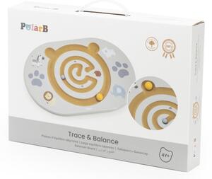 Drevená balančná doska s bludiskom Viga 44273 PolarB