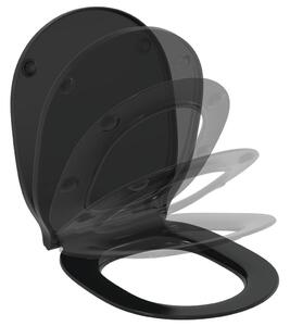 Ideal Standard Connect Air - Sedátko wrapover, SoftClose, hodvábna čierna E0368V3