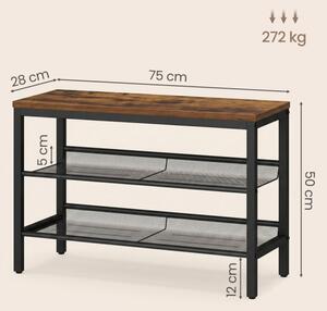Lavica na sedenie s botníkom LSBB35070KD02