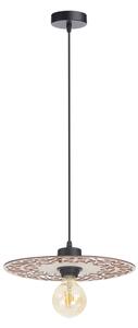 Luster na lanku FALCO 1xE27/60W/230V pr. 30 cm béžová