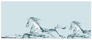 Obraz - Kone z kvapiek vody (120x50 cm)