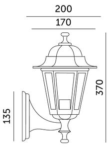 Vonkajšie nástenné svietidlo 1xE27/60W/230V IP44 biela