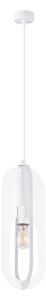 Sollux SL.1360 - Luster na lanku NICUS 1xE27/15W/230V biela