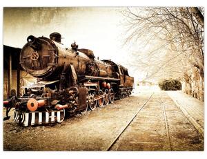 Obraz - Historická lokomotíva (70x50 cm)