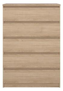 Komoda v dekore duba v prírodnej farbe 77x111x50 cm Naia – Tvilum