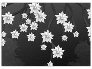 Obraz - Kvety na vetvách (70x50 cm)