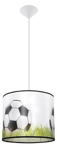 Sollux SL.1428 - Detský luster na lanku FOOTBALL 1xE27/15W/230V pr. 30 cm