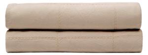 Svetlohnedý bavlnený prešívaný pléd 240x260 cm Isor – Kave Home