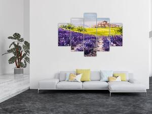 Obraz - Provance, Francúzsko, olejomaľba (150x105 cm)