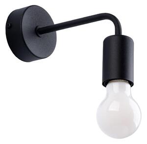 Sollux SL.1449 - Nástenná lampa NORAH 1xE27/15W/230V čierna