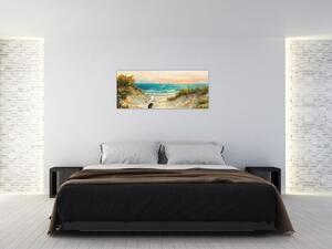 Obraz - Piesočná pláž (120x50 cm)