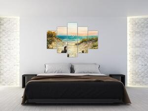 Obraz - Piesočná pláž (150x105 cm)