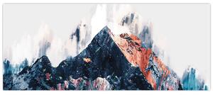 Obraz - Abstraktná hora (120x50 cm)