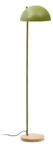 Zelená/v prírodnej farbe stojacia lampa s kovovým tienidlom (výška 150 cm) Catlar – Kave Home