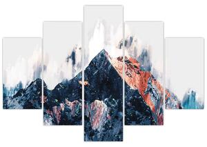 Obraz - Abstraktná hora (150x105 cm)
