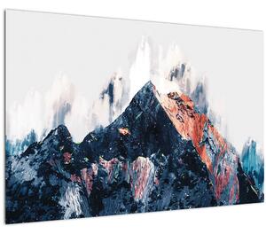 Obraz - Abstraktná hora (90x60 cm)