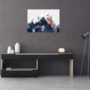 Obraz - Abstraktná hora (70x50 cm)