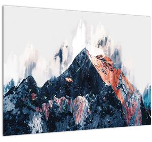 Obraz - Abstraktná hora (70x50 cm)