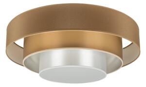 Duolla - LED Stropné svietidlo LUNETA LED/26W/230V pr. 60 cm 4000K hnedá/zlatá