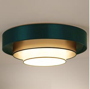 Duolla - LED Stropné svietidlo LUNETA LED/26W/230V pr. 60 cm 4000K zelená/zlatá