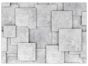 Obraz - Abstrakcia betónových kachličiek (70x50 cm)