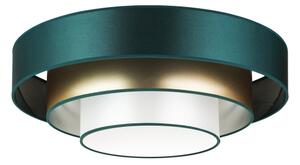 Duolla - LED Stropné svietidlo LUNETA LED/26W/230V pr. 60 cm 4000K zelená/zlatá