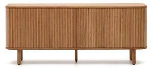 Komoda v dekore jaseňa s posuvnými dverami v prírodnej farbe 180x75,5x40 cm Mailen – Kave Home