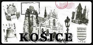 Mesto Košice - ceduľa 30cm x 20cm Plechová tabuľa