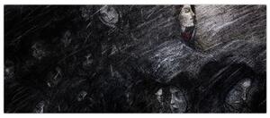 Obraz - Smútok a odriekanie (120x50 cm)