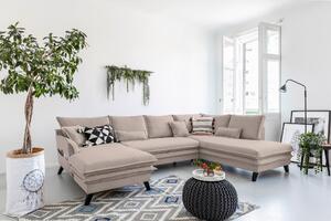 SEDACIA SÚPRAVA, textil, taupe P & B - Sedačky, Online Only