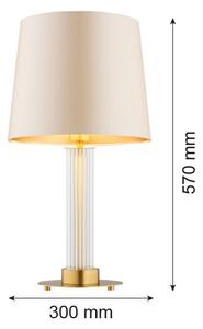 Argon 8541 - Stolná lampa HAMPTON 1xE27/15W/230V béžová