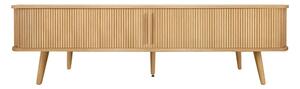 TV stolík v dekore duba v prírodnej farbe 178x50x40 cm Rove – Woodman